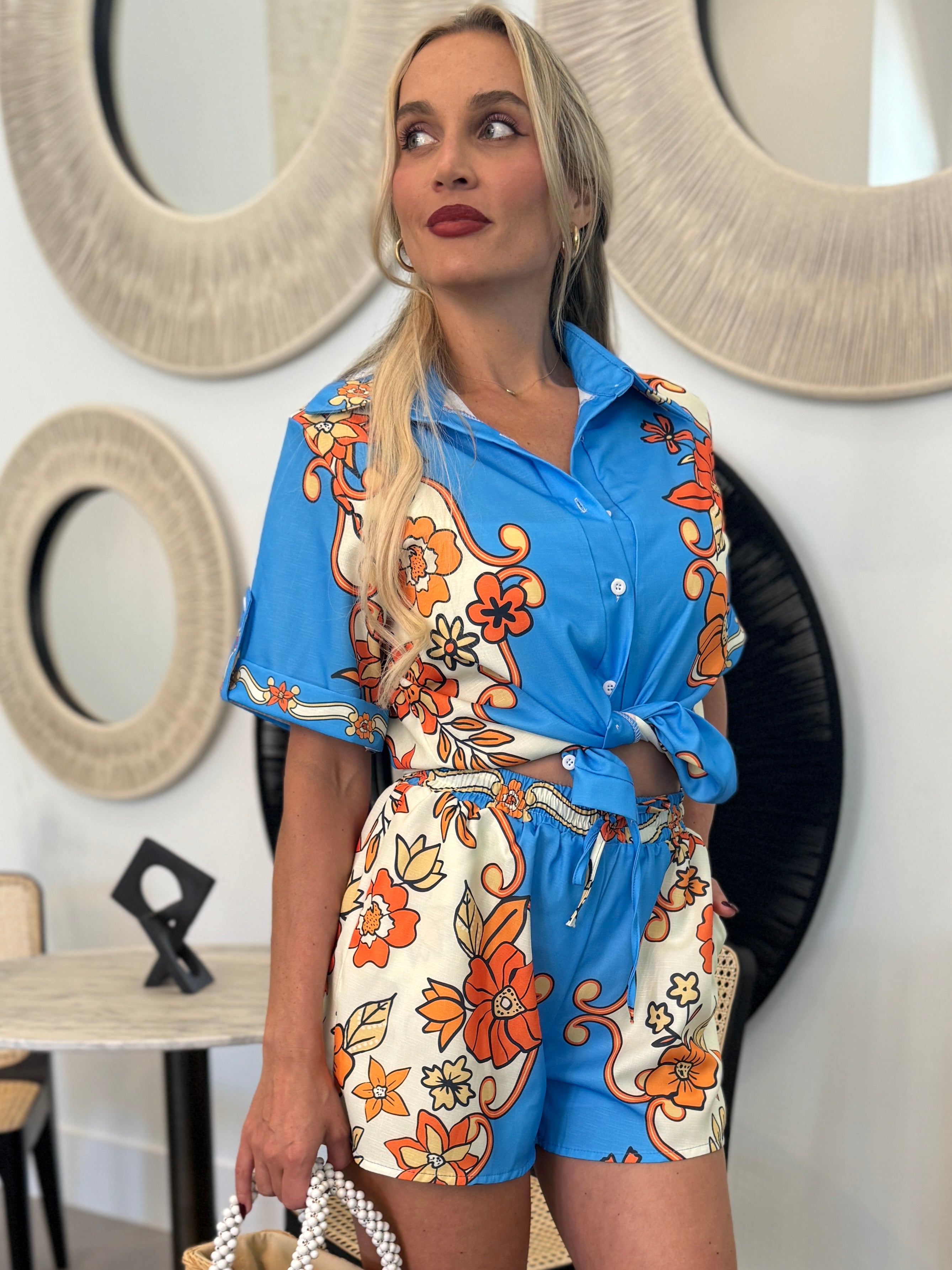 Vintage style floral set – Resort Glam summer