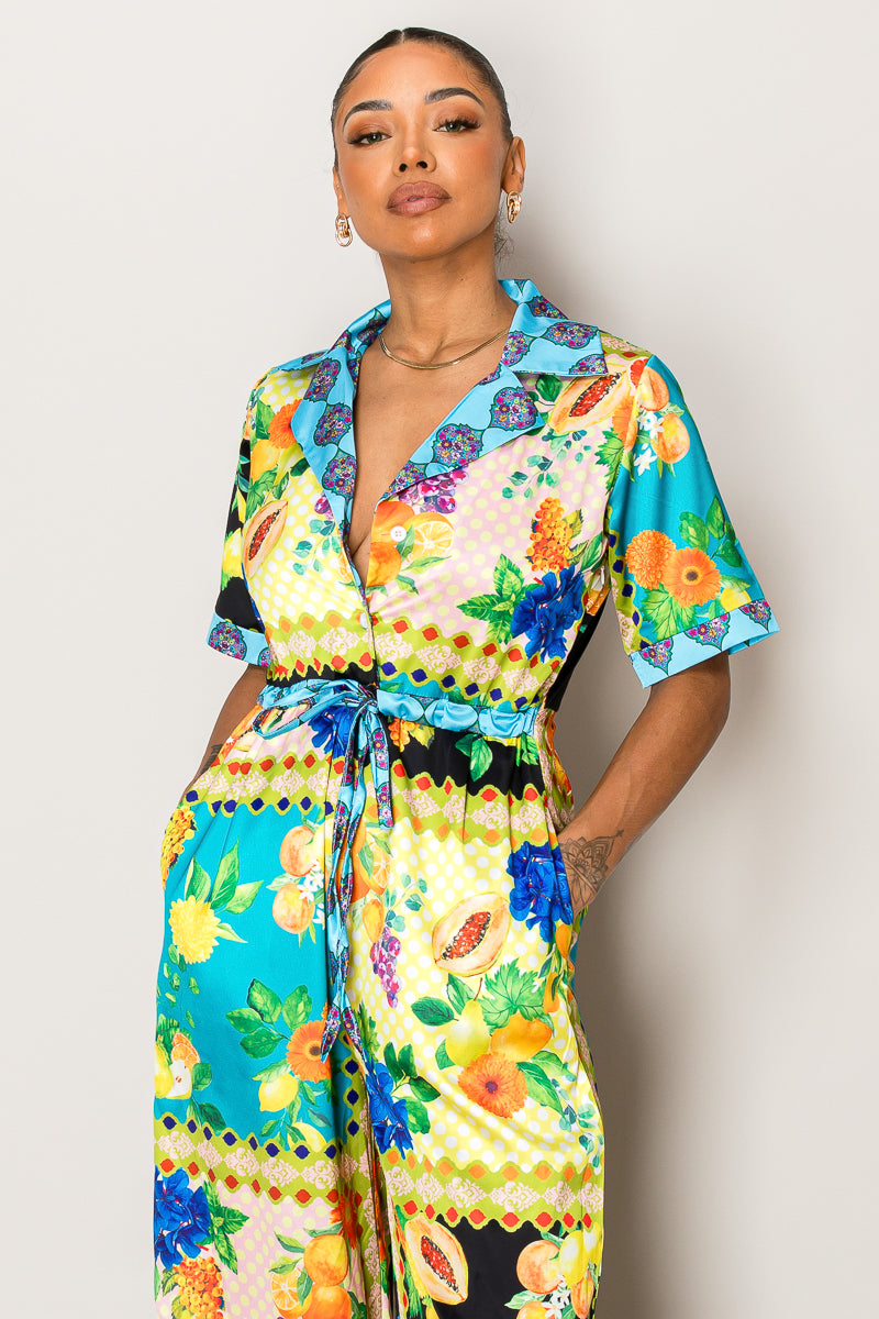 Tropical Orchard Jumpsuit – Vibrant & Juicy Look