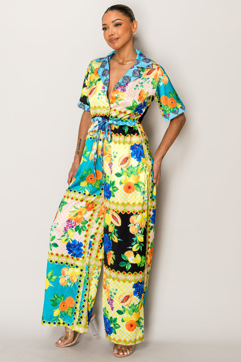Tropical Orchard Jumpsuit – Vibrant & Juicy Look