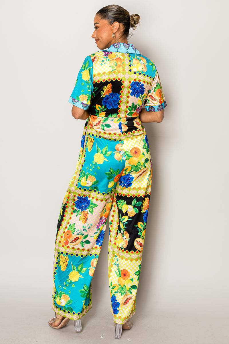 Tropical Orchard Jumpsuit – Vibrant & Juicy Look