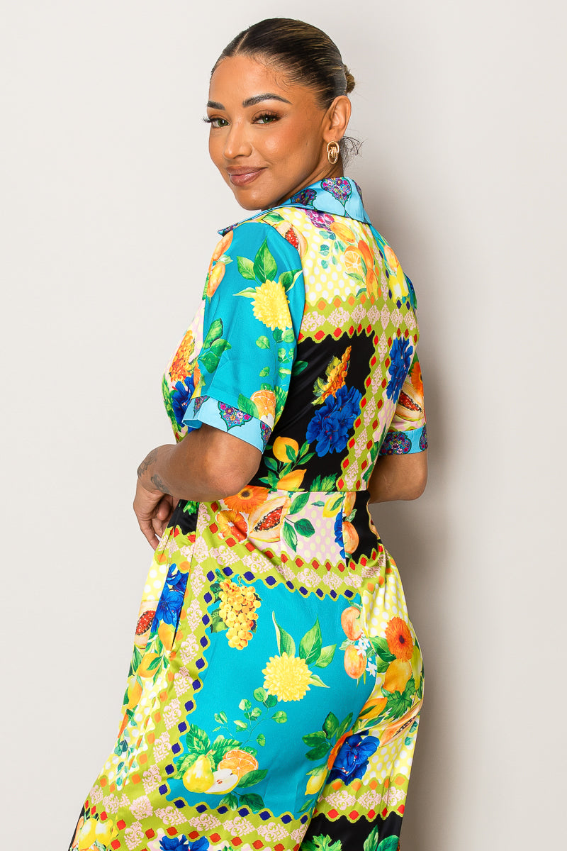 Tropical Orchard Jumpsuit – Vibrant & Juicy Look