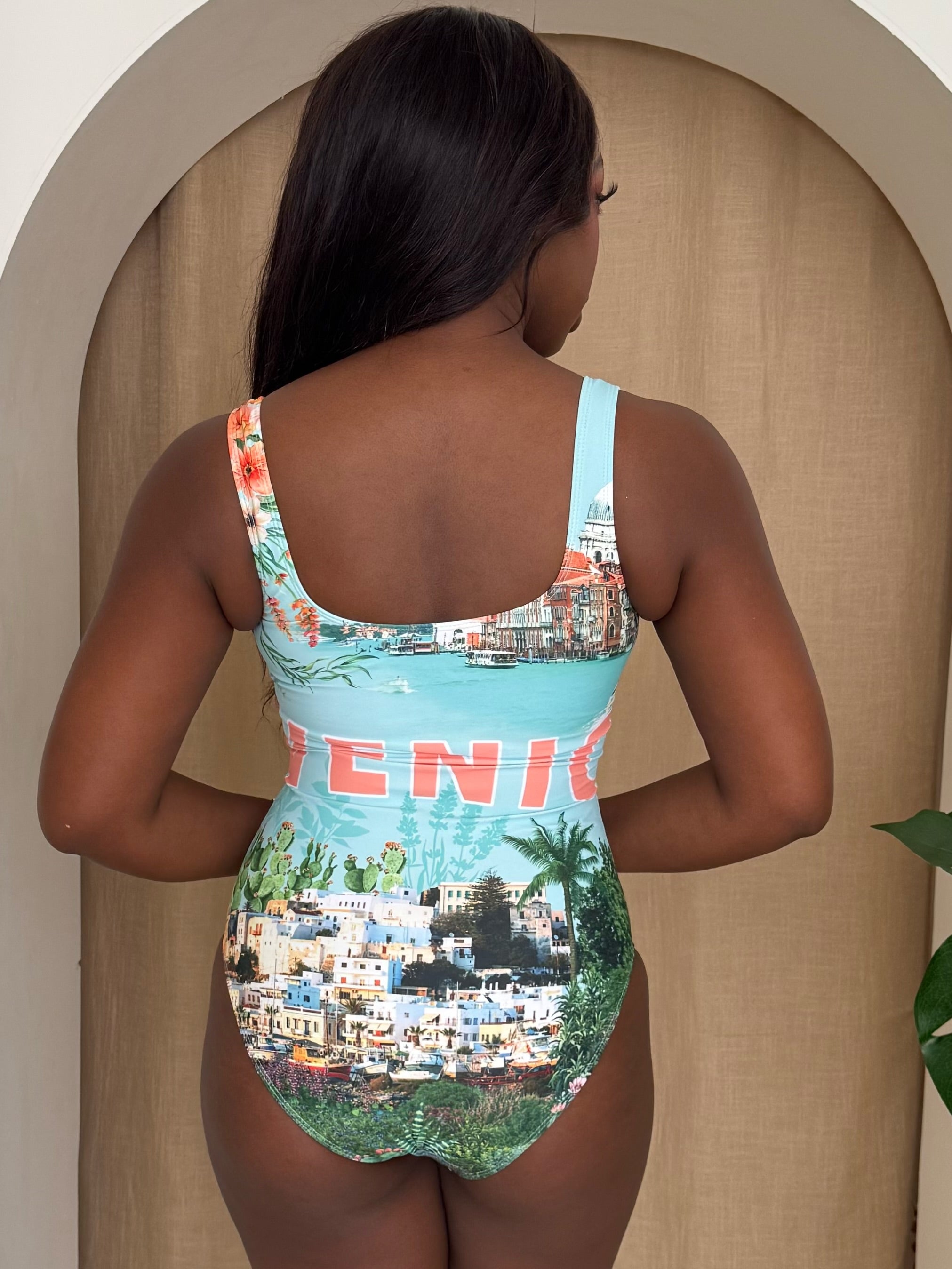 Venice Dreamscape One-Piece – Where City Views Meet Seaside Chic